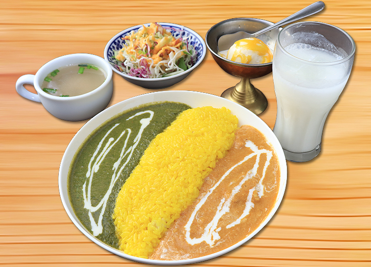 豊田 ディナー ダブルカレーセット